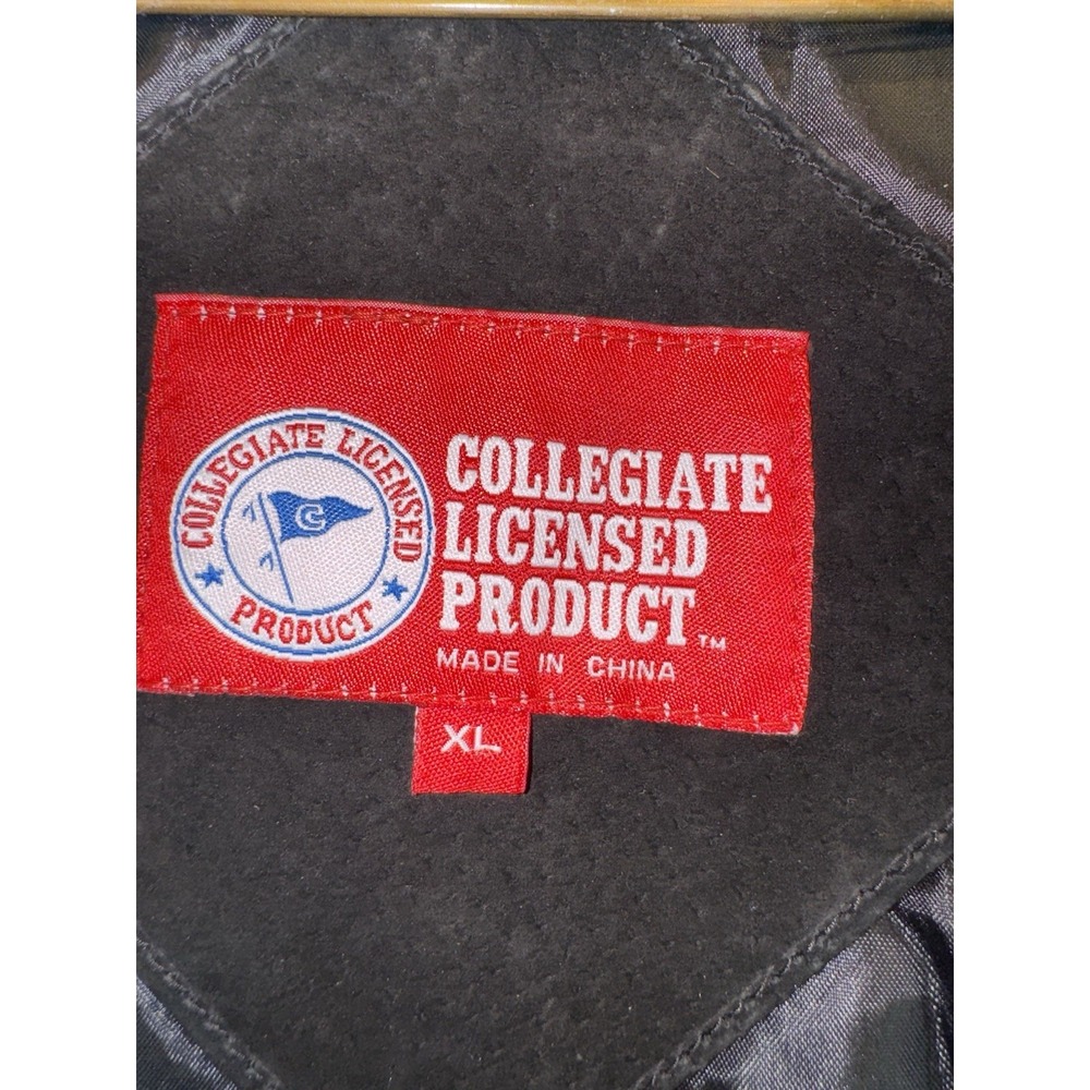 Ohio State Buckeyes Varsity Jacket Men's Size XL Suede Quilted Full Zip - Picture 10 of 14